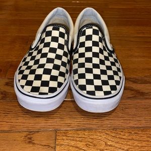 Checkerboard Slip-on Vans